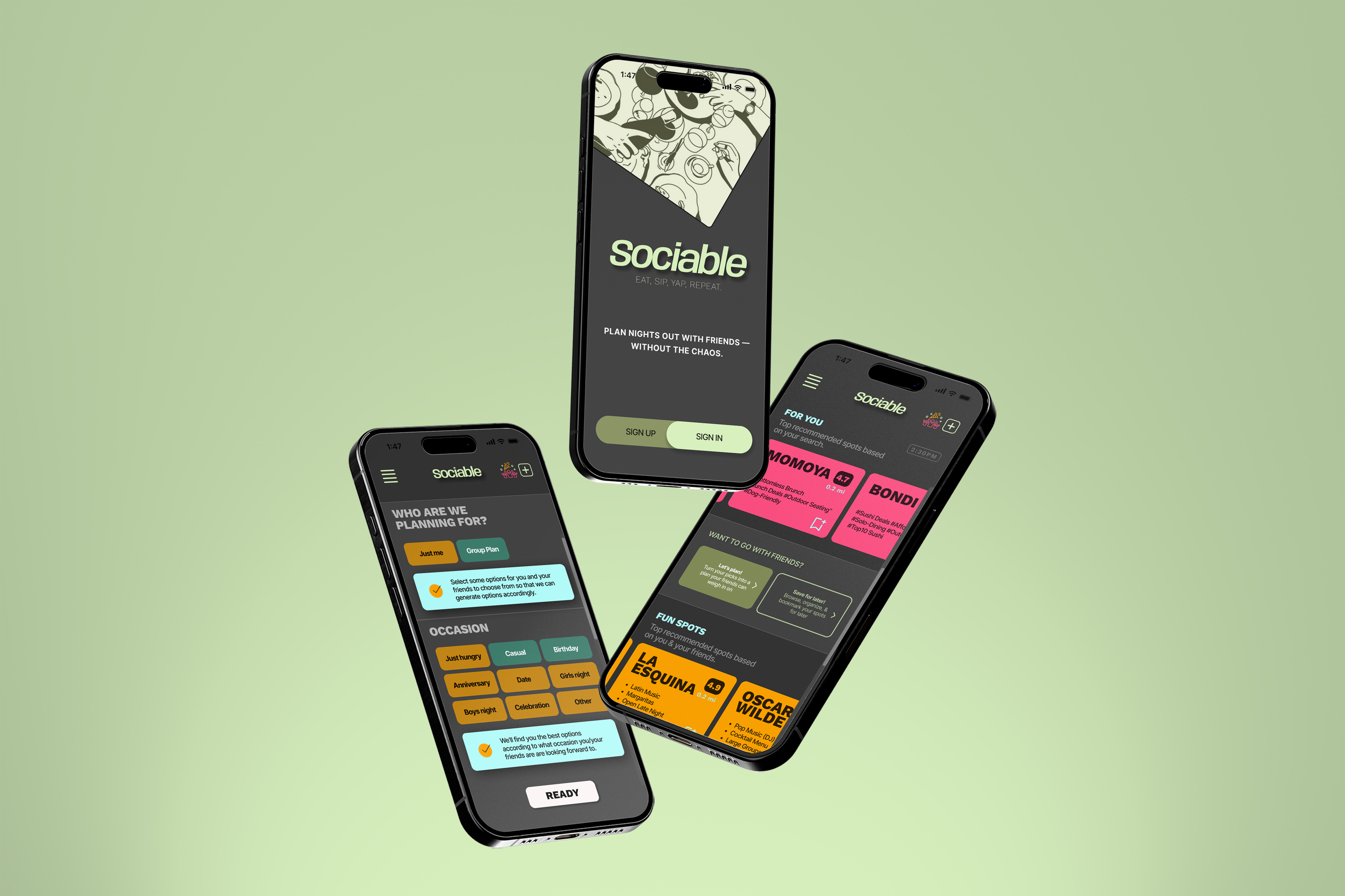 Sociable — mobile app